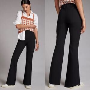 Anthropologie Black Flare Pants